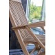Záhradná skladacia stolička s podrúčkami KENYA 9517-444